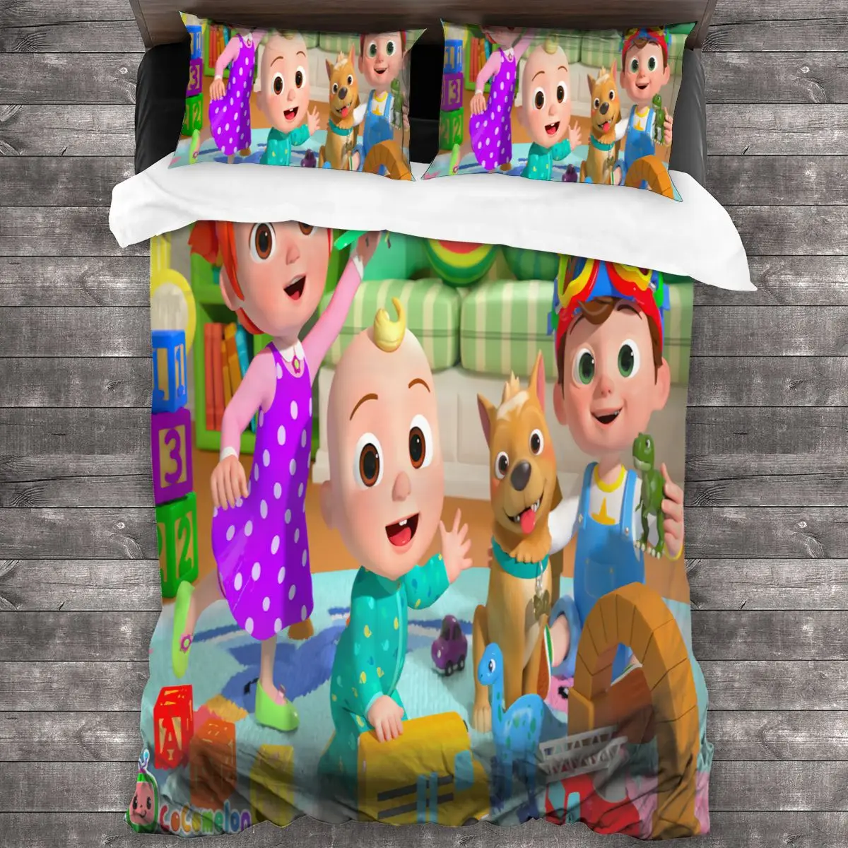 Cocomelon Комплект детских одеял для мальчиков и девочек постельного белья из мягкой