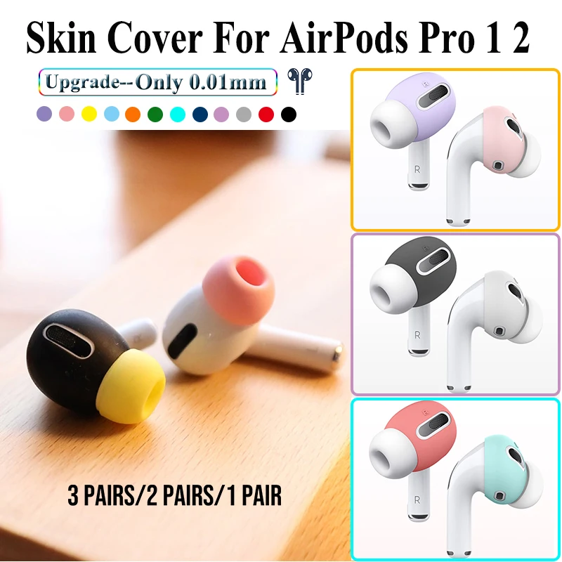 Вкладыши для наушников Apple AirPods Pro 1 2 накладки на уши с крючками насадки наушники