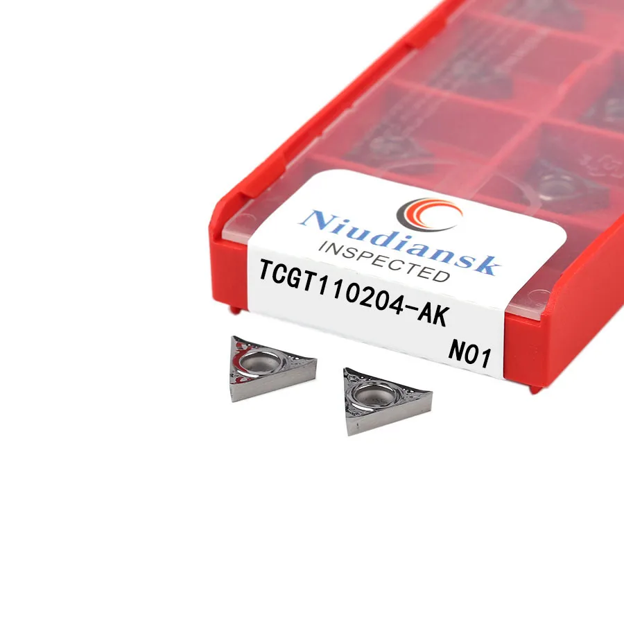

TCGT110202-AK N01 Carbide Inserts TCGT110204-AK N01 Internal Turning Tool TCGT110208-AK N01 CNC Lathe Tool Aluminum Cutting Tool