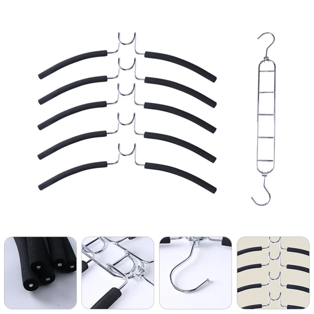 

1pc Anti-slip Coat Hanger Detachable Multifunction Clothing Storage Rack