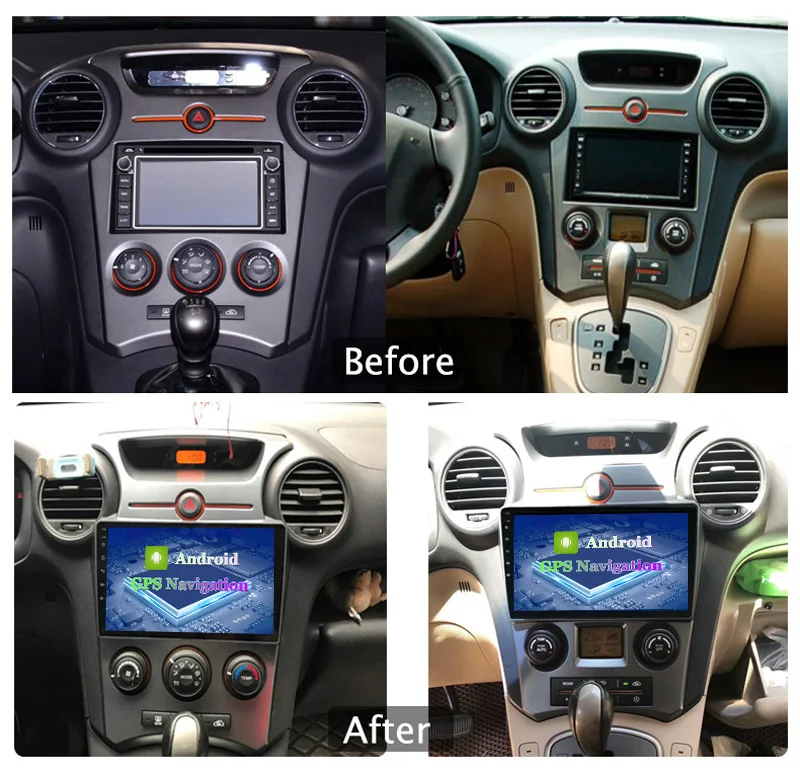 2G RAM 9 inch Android 10 Car Multimedia Head Unit Navigation and Entertainment System for Kia Carens 2007-2011 | Автомобили и