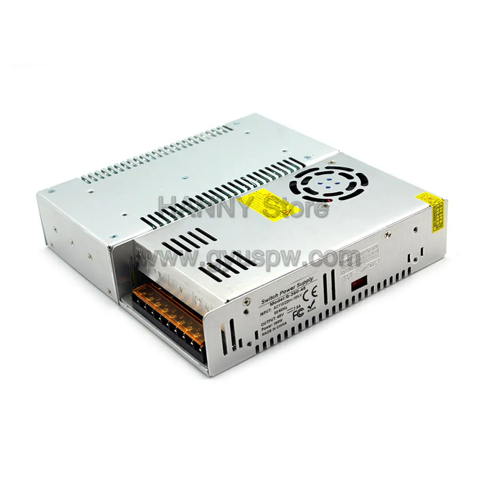 Драйвер источника питания трансформатор 360 Вт 48 В постоянного тока 220 переменного