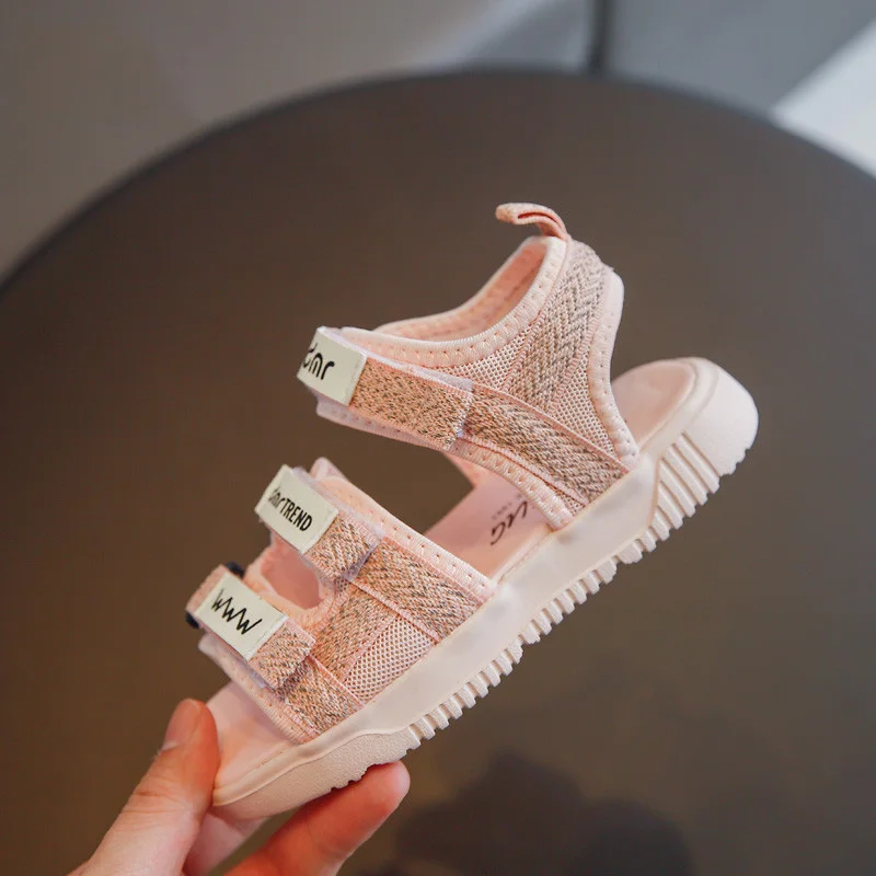 

2021 Summer Children Shoes Casual Kids Shoes Fashion Kids Sandals Beach Girls Sandals Flat Beach Sandals Breathable Girls Shoes