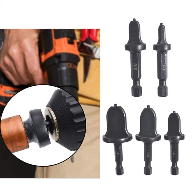 

1/2 3/4 5/8 7/8 Inches Bits Air Conditioner Copper Pipe Bell Mouth Electric Expander Drill Bit Tool Hand Electric Drill