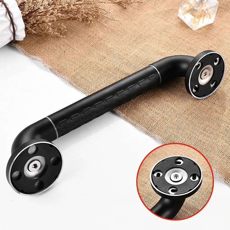 Ручка для ванной Черная Нержавеющая Сталь безопасности пожилых людей с