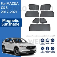 for mazda cx 5 2017 2021 baby side window sun protector windshield curtains magnetic net car sunshade glass visor darkening mesh