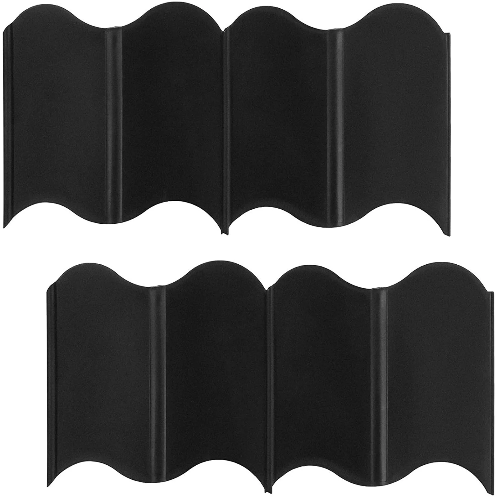 

Landscape Edging Fence 20 PCS Plant Support Stake Decorative Garden Flower Rack Reusable Plastic Cage Holder No Digging L66