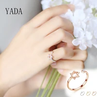 yada trendy hexagram open rings for menwomen stainless steel star ring engagement wedding jewelry silver color ring rg200045
