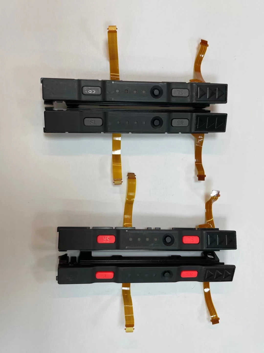 Оригинальные б/у запасные части для NS Switch Joycon правый левый пластиковый слайдер с