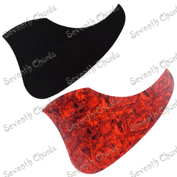 

2 Pcs Pickguard Pick Guard Anti-scratch Plate for 40 " 41 " Folk Acoustic Guitar Replacement - Red & Black choose - JTHB-S5120