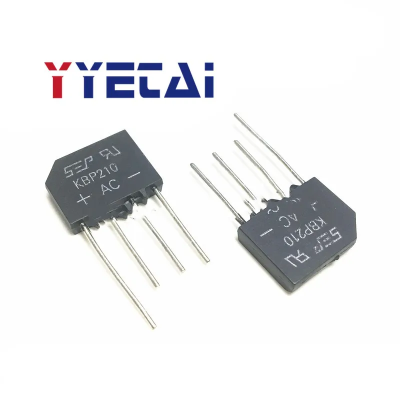 

TAI 10 шт. KBP206 KBP210 KBP307 KBP310 KBP410 прямая штепсельная вилка