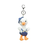 10pcslot plush keychain stylish creative cartoon cheering duck loveyly exquisite soothing pendant