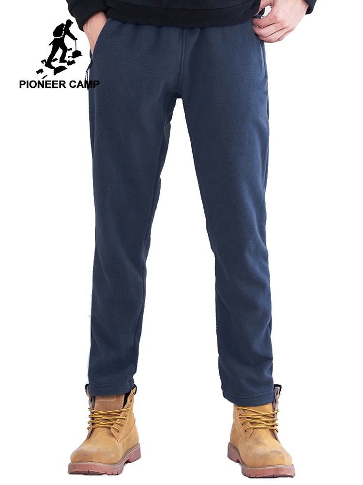 Pioneer Camp флисовые Теплые повседневные брюки мужские однотонные осенние зимние