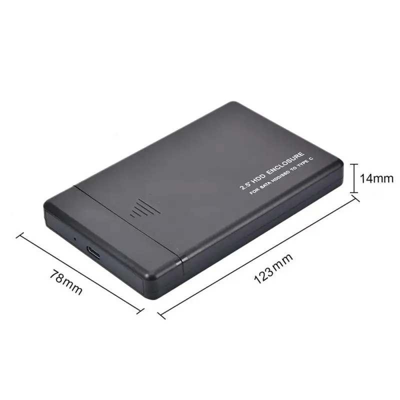 2 5 дюймовый SATA к USB 3 1 0 Корпус жесткого диска для SSD HDD коробка UASP HD внешний жесткий