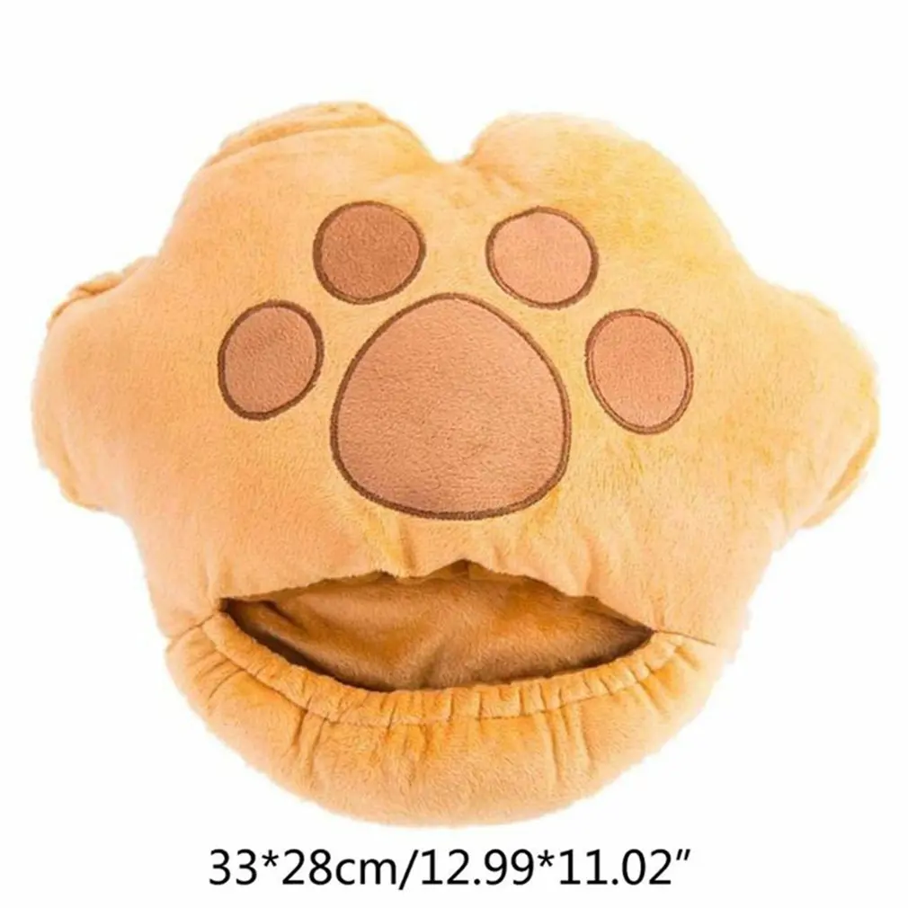 

Cartoon Plush Cat Claw Warm Foot Super Soft Hand Warmers Removable Washable USB Electric Heating Soft Cute Shoes