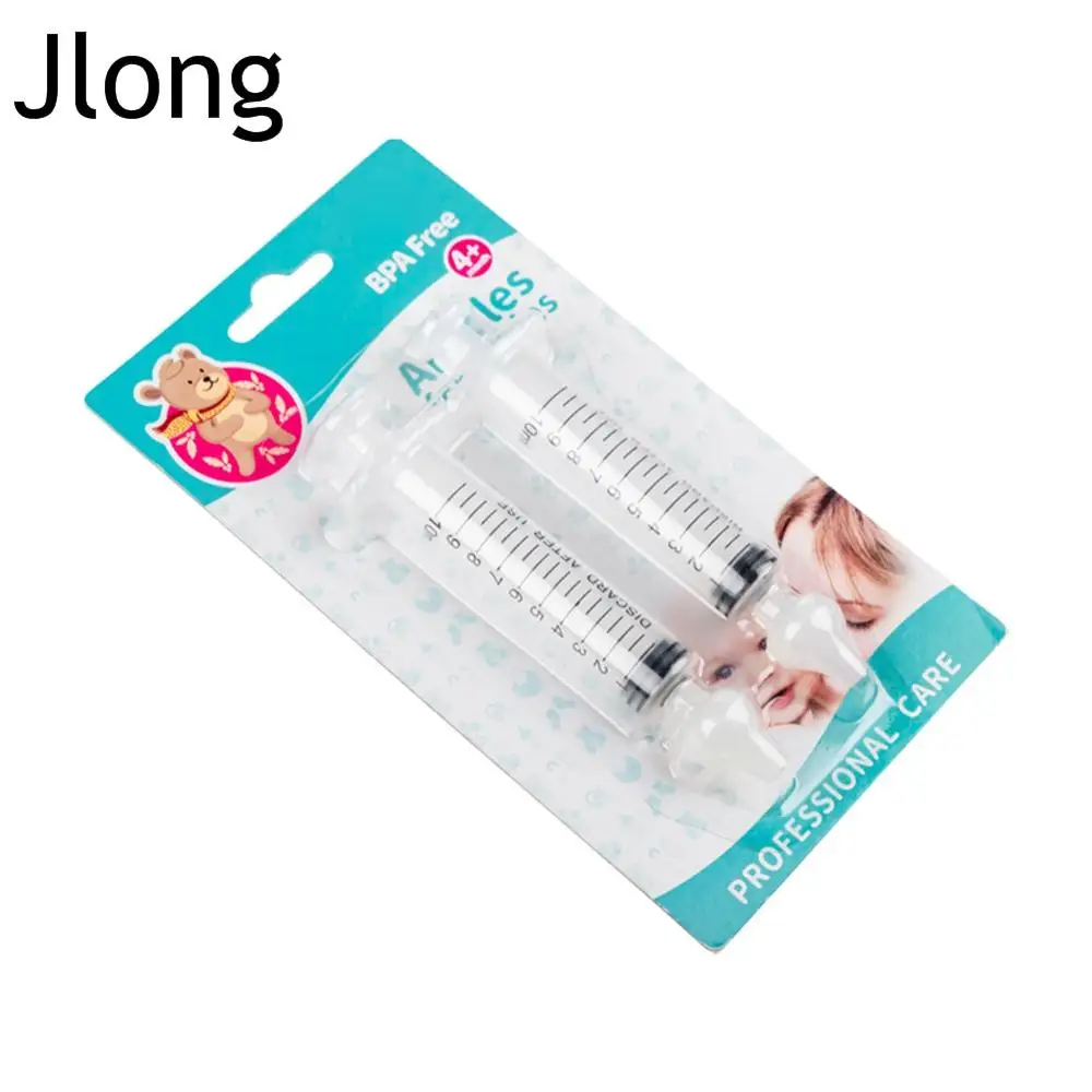 

2Pcs 10ML Baby Nose Clean Silicone PP Needle Tube Infant Care Safety Nasal Aspirator Cleaner Rhinitis Nasal Washer