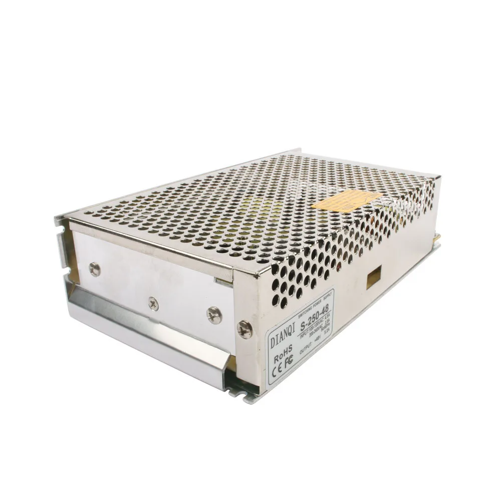Светодиодный выключатель питания 250 Вт 48 В 5A ac dc преобразователь S 250w в переменный
