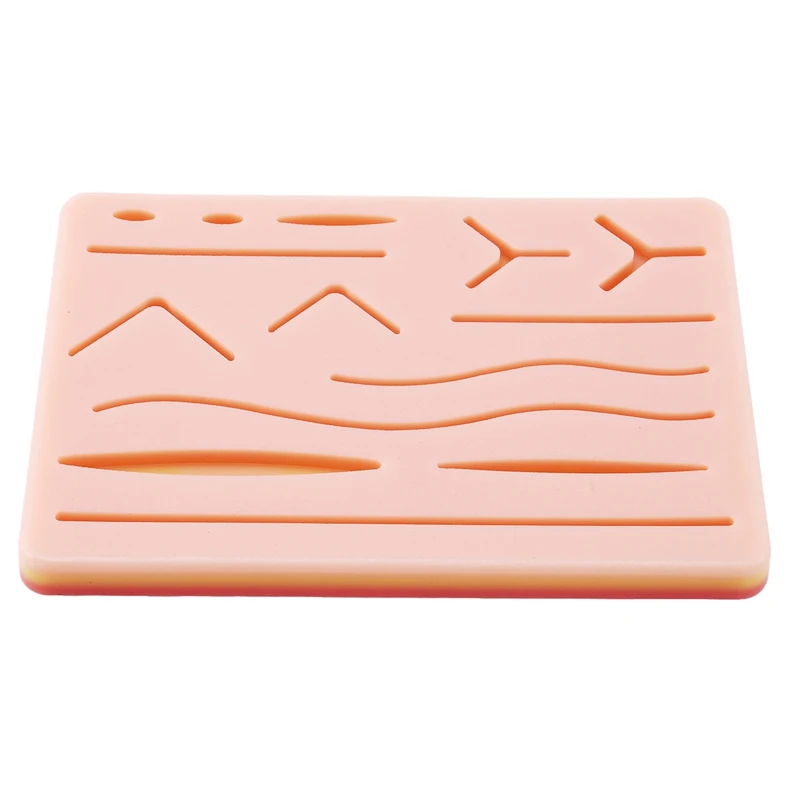 

Skin Suture Training Kit Pad Suture Training Kit Suture Pad Trauma Accessories for Practice and Training Use
