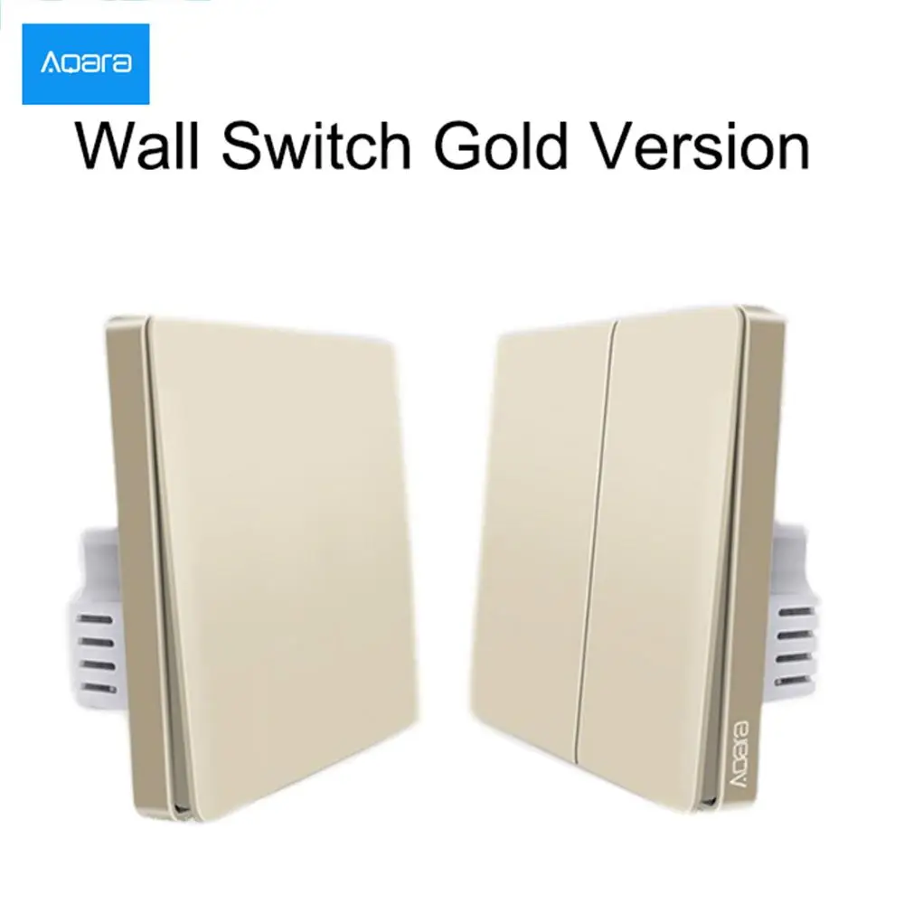 В Xiao mi Aqara настенный выключатель Smart ZigBee Zero Line Fire Wire переключатель беспроводной ключ настенный переключатель работа с приложением mi Home