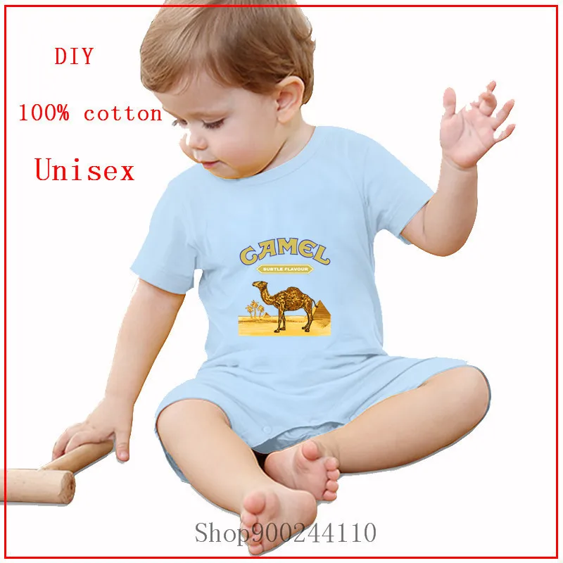 Camel/логотип Детский костюм для новорожденных хлопковые пальто маленьких