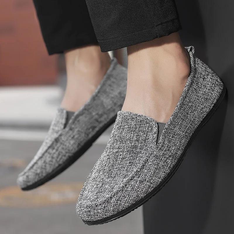 

Old Beijing cloth shoes men's one foot lazy shoes in spring and summer