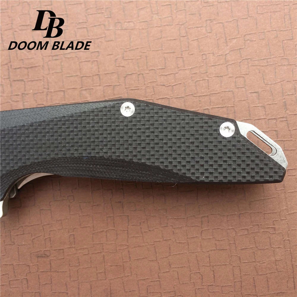 8 &quotножи G10 Ручка Кемпинг флип шарикоподшипник системы Складной Нож EDC инструмент