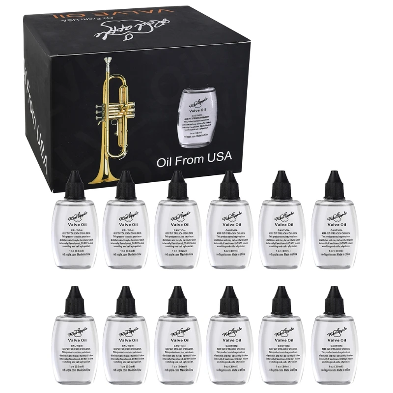 

30ML Trumpet Valve Oil Rotary Light Bearing Horn Trombone Lube Lubricant for Brass Musical Instruments Abrasion Reduced