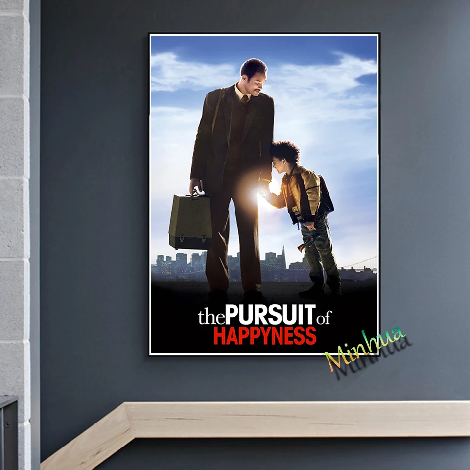 

The Pursuit of Happyness Movie Poster Wall Art Canvas Prints Modern Style Picture Home Decor