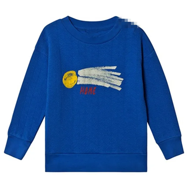 sweatshirt Осень, новые брендовые Детские футболки с длинными рукавами Толстовка со звездочками с геометрическим рисунком черепа для мальчиков, топы для маленьких девочек, халат в стиле ниндзя, одежда От 1 до 10 лет - Цвет: sweatshirt