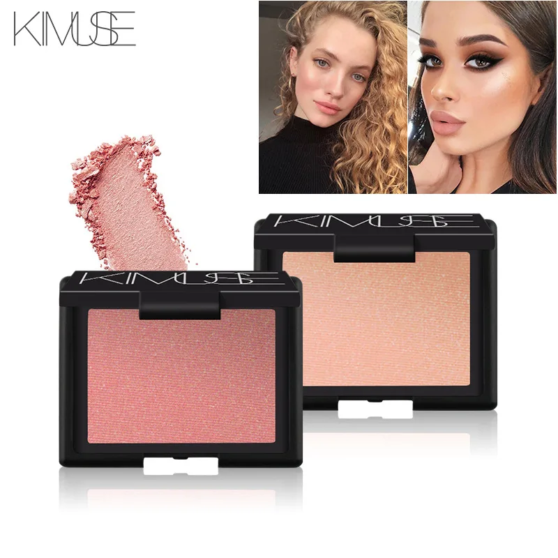 Kimuse Miao Color Monochrome Hyun-Color Blush Natural Ruddy Trimming Stereo Rouge Cross Border Hot Selling KS705 | Красота и здоровье