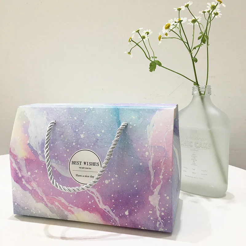 100 шт./лот мраморный дизайн на машины для производства бумажных коробки тортов и