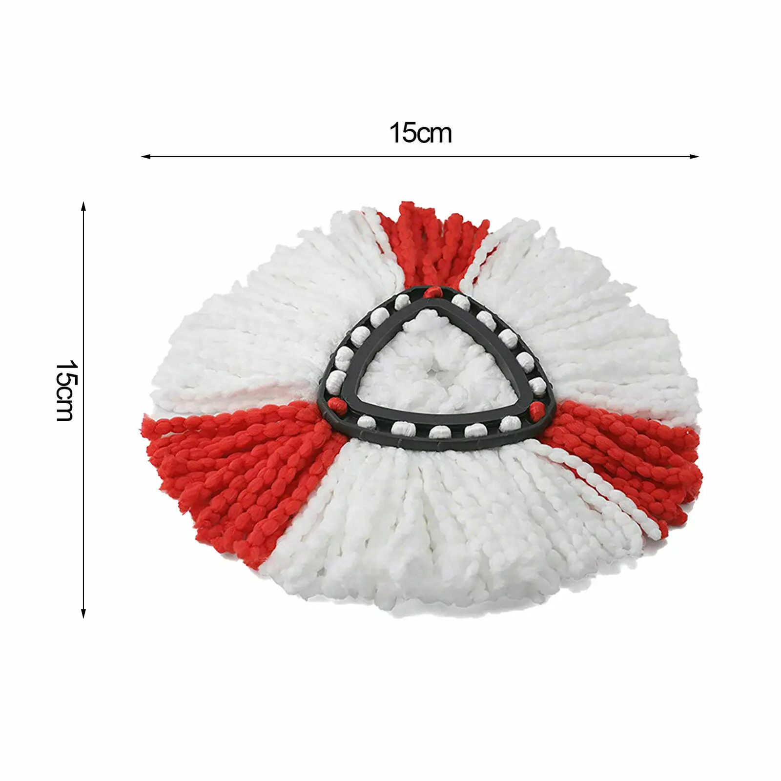 2Pcs Reusable Mop Head Replacement for Vileda O-cedar Washable Pad Polyester Mopping Cloth 360 Rotatable Accessories | Дом и сад