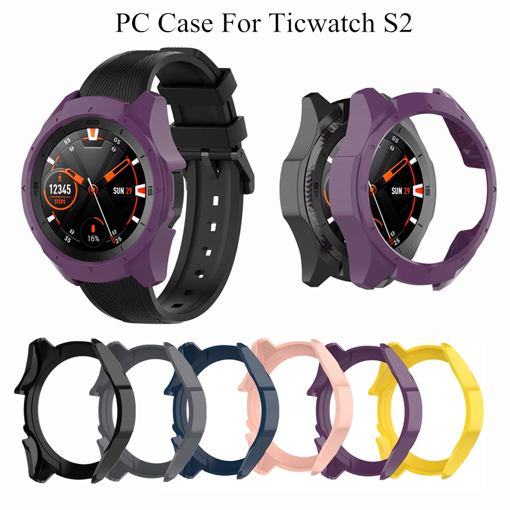 

Защитный чехол для Ticwatch S2, Жесткий Чехол из поликарбоната для часов, защитный чехол с отверстиями, бампер для Ticwatch S2, аксессуары для корпуса