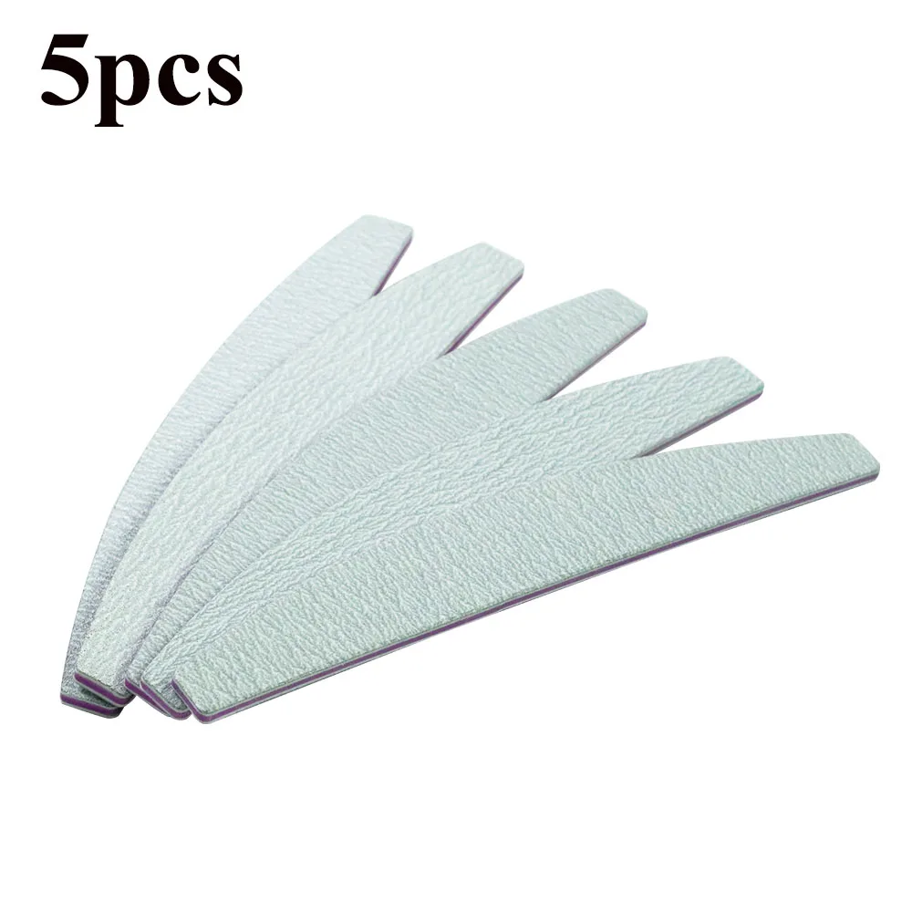 5pcs nail files 1/5/10 шт розовый Форма ногтей Полировщики для ногтей шлифовальная пилка для ногтей cо шлифовальными буферными резцами, блок для ногтей Маникюр Педикюр шлифовальный буфер полоски для ногтей, для маникюра - Цвет: 5pcs nail files