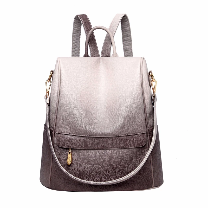 

Женские кожаные рюкзаки, Дизайнерские повседневные школьные сумки для подростков, 2019