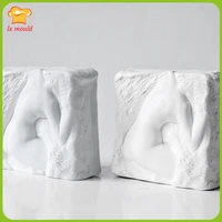 new original woman art sculpture candle silicone mould plaster body soap silicone molds