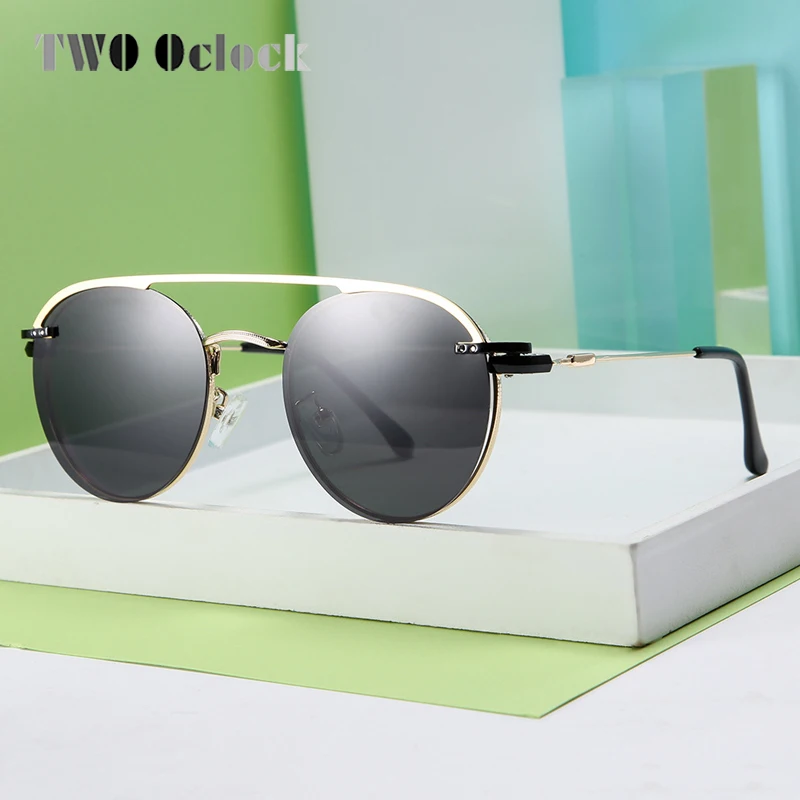 Поляризованные солнцезащитные очки на магнитной застежке с двумя оклоками для