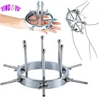 Металлический расширитель для анального секса, Анальный расширитель для точки G и анального отверстия, вагинальный расширитель ануса, Анальная пробка, эспандер целомудрия для женщин и мужчин, геев