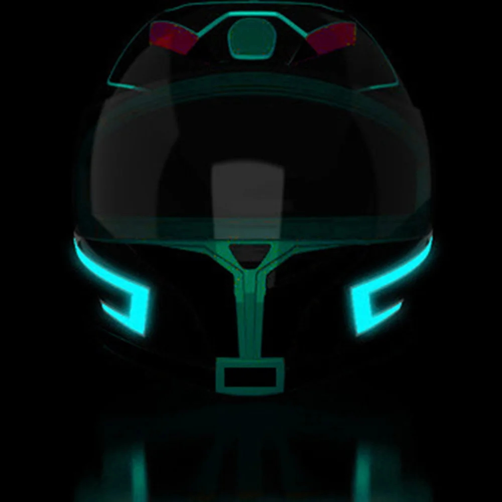 Новое поступление мотоциклетный шлем EL холодный свет световая полоса ночной