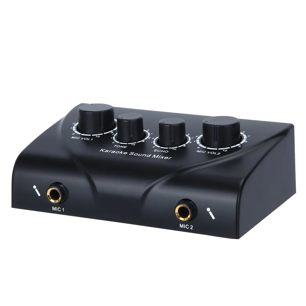 

Karaoke Sound Mixer Professional Audio System Portable Mini Digital Audio Sound Karaoke Machine Echo Mixer System
