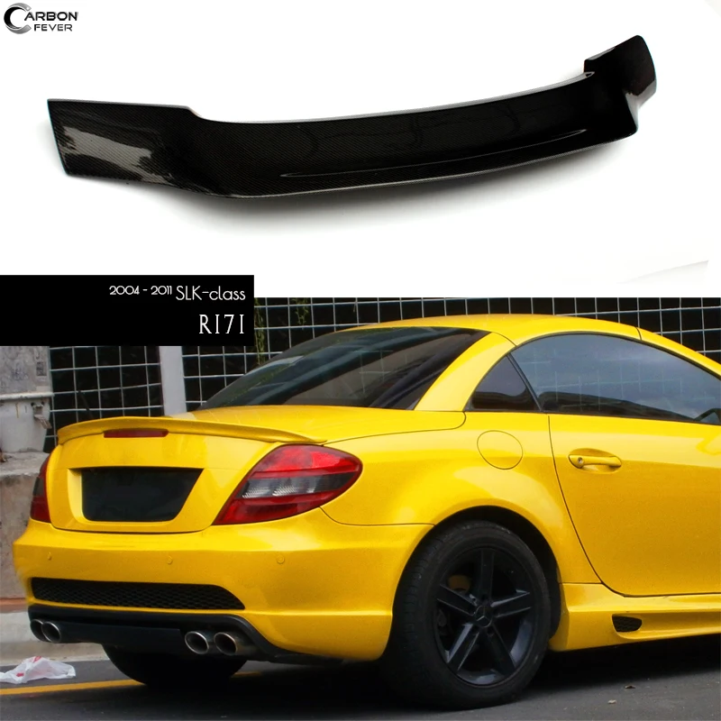 Спойлер багажника из настоящего углеродного волокна для Mercedes SLK Class R171 2004