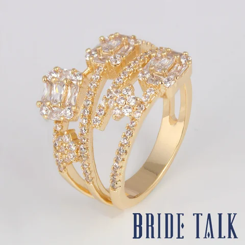 Невесты говорить Мода ювелирный бренд Новое поступление камень циркон кольца для женская модная бижутерия, кольцо для помолвки, свадьбы красивый подарок