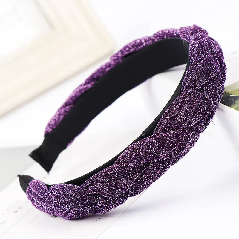 

Fashion Velvet Hairbands With Teeth Twist Braid Hairbands Wide Hair Hoop Gold Pink Wide Headwrap Beautiful Cloth Yoga 2020 New