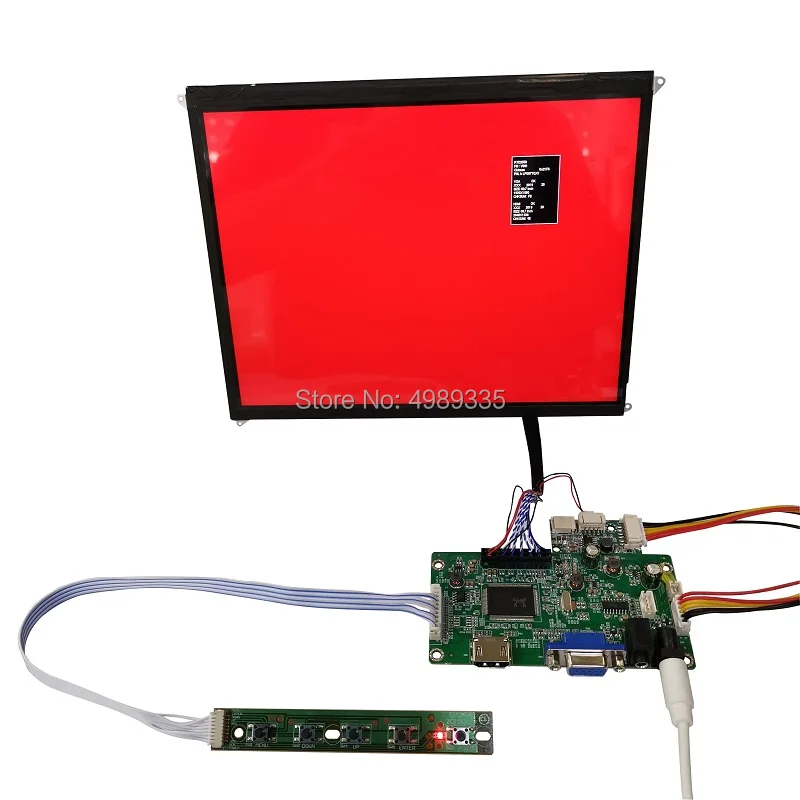 Комплект модуля монитора 9 7 дюйма HD VGA разрешение 2048X1536IPS полный угол обзора ЖК
