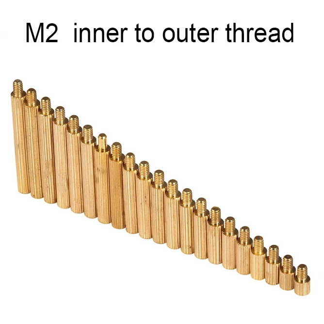 M2 резьба медная Длина прокладки 3-32 мм + 3 внешняя курниловая гайка монитор