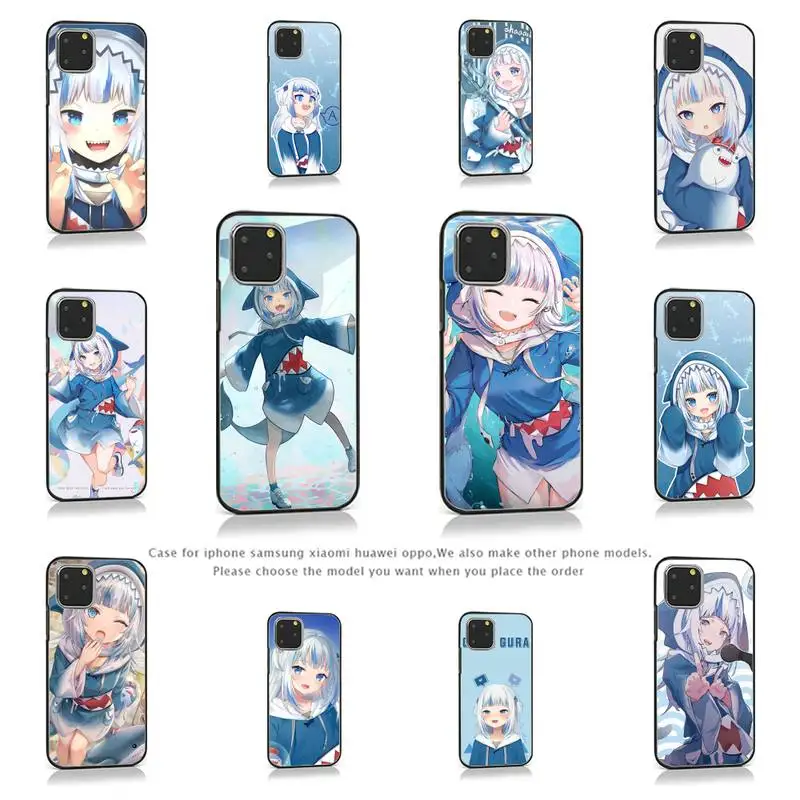 

Hololive Usada Pekora gawr gura Phone Case for iPhone 7 8 11 12 Pro X XS Max XR Samsung A S 10 20 50 Plus pro funda