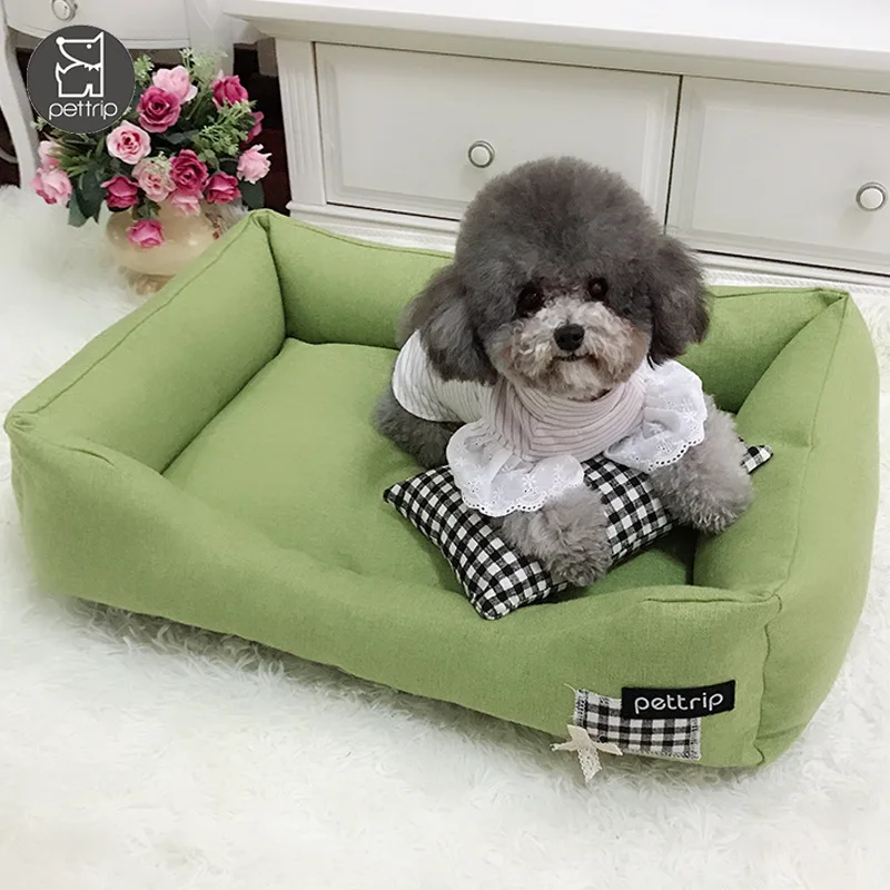 Кровать для больших собак домик домашних животных диван кровать с подушкой