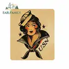 Наклейки автомобильные водонепроницаемые для JDM, фургона, 13 см х 11,4 см