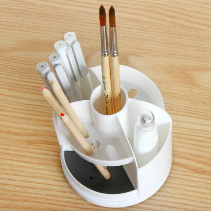 Пластиковый настольный органайзер офисный держатель для карандашей и ручек