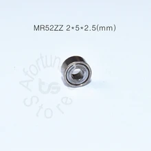 MR52ZZ 2*5*2,5(мм) 10 шт. Подшипник ABEC-5 металлический герметичный Миниатюрный Мини подшипник MR52 MR52ZZ хромированный стальной подшипник